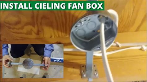 ceiling fan doesn't mount to electrical box|install ceiling fan without electrical box.